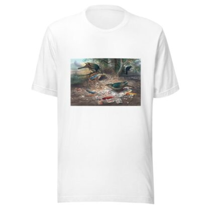 The Satin Bower-bird by Joseph Wolf T-Shirt