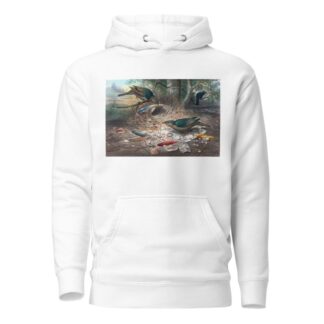 The Satin Bower-bird by Joseph Wolf Hoodie