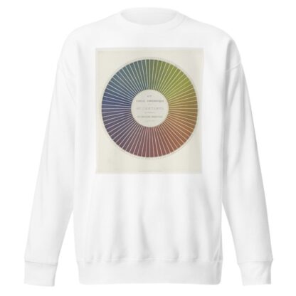 Des couleurs et de leurs applications aux arts industriels à l’aide des cercles chromatiques pl 10 by Michel Eugène Chevreul Sweatshirt