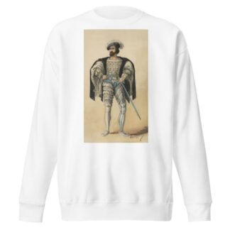 Historical costumes Pl.34 by Charles Bianchini Sweatshirt