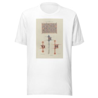 Alphabets: numerals, and devices of the middle ages Pl.08 by Henry Shaw T-Shirt