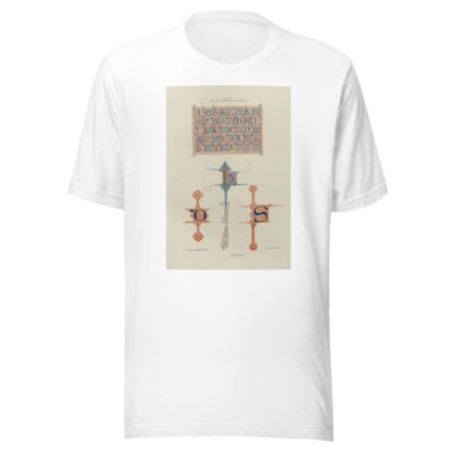 Alphabets: numerals, and devices of the middle ages Pl.08 by Henry Shaw T-Shirt