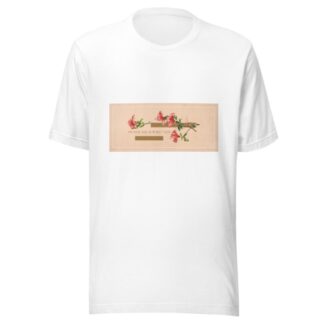 Prang’s floral mottoes, no. 44. And there shall be night there by Louis Prang & Co. T-Shirt