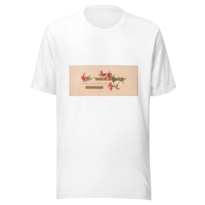 Prang’s floral mottoes, no. 44. And there shall be night there by Louis Prang & Co. T-Shirt