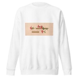 Prang’s floral mottoes, no. 44. And there shall be night there by Louis Prang & Co. Sweatshirt