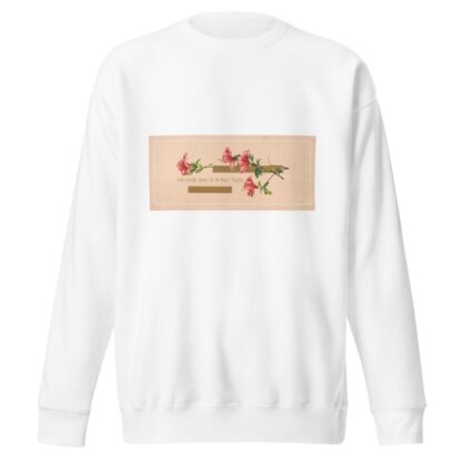 Prang’s floral mottoes, no. 44. And there shall be night there by Louis Prang & Co. Sweatshirt
