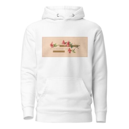 Prang’s floral mottoes, no. 44. And there shall be night there by Louis Prang & Co. Hoodie