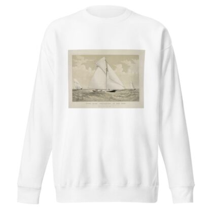 Sloop yacht ‘Pocahontas’ of New York by Currier & Ives. Sweatshirt
