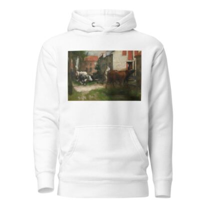 To the Stables by Jan Stobbaerts Hoodie