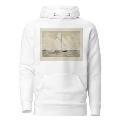 Sloop yacht ‘Pocahontas’ of New York by Currier & Ives. Hoodie