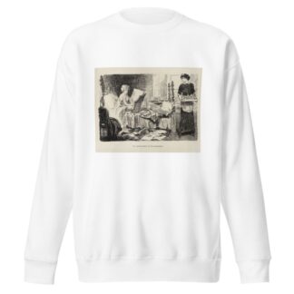 The announcement of her engagement by Charles Dana Gibson Sweatshirt