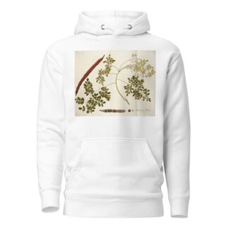 Guilandina moringa by Nikolaus Joseph Freiherr von Jacquin Hoodie