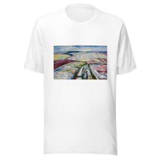 Field in Snow by Edvard Munch T-Shirt