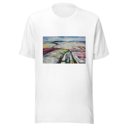 Field in Snow by Edvard Munch T-Shirt