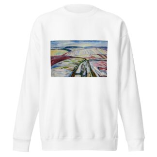 Field in Snow by Edvard Munch Sweatshirt