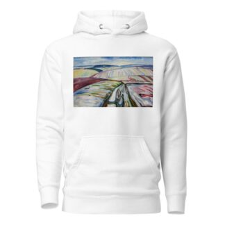 Field in Snow by Edvard Munch Hoodie