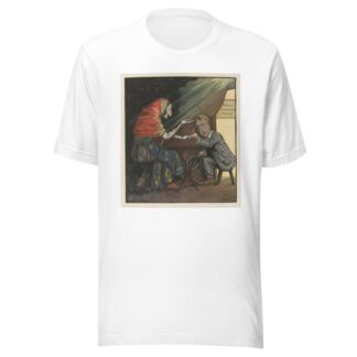 Reading his future by Frank Arthur Nankivell T-Shirt