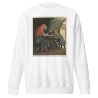 Reading his future by Frank Arthur Nankivell Sweatshirt