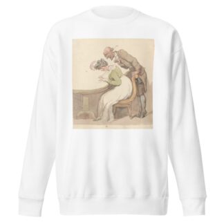 Lady writing a love letter by Thomas Rowlandson Sweatshirt