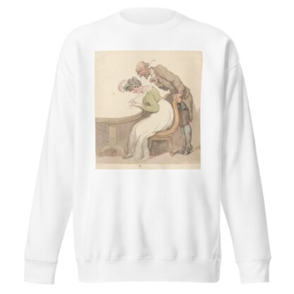 Lady writing a love letter by Thomas Rowlandson Sweatshirt