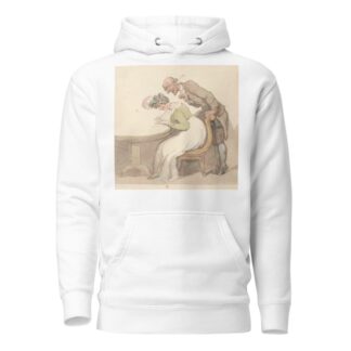 Lady writing a love letter by Thomas Rowlandson Hoodie