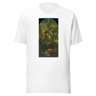 Hyäne, Antilope und Kasuar in Kakteenlandschaft by Ignaz Heinitz von Heinzenthal T-Shirt
