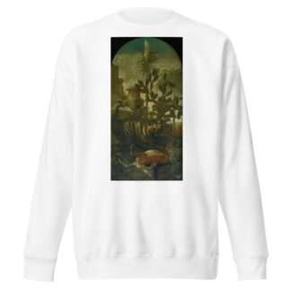 Hyäne, Antilope und Kasuar in Kakteenlandschaft by Ignaz Heinitz von Heinzenthal Sweatshirt