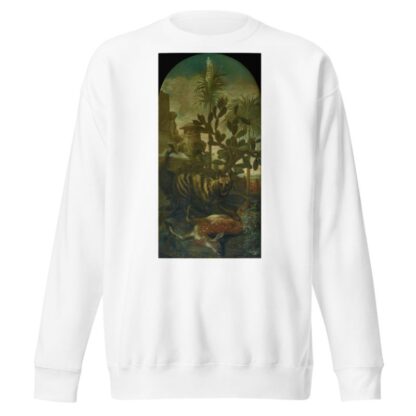 Hyäne, Antilope und Kasuar in Kakteenlandschaft by Ignaz Heinitz von Heinzenthal Sweatshirt