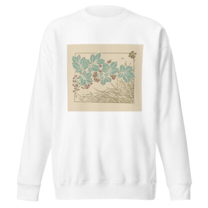 Abstract design based on leaves, grass, and flowers by George Auriol Sweatshirt
