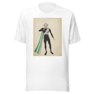 Candide: Unidentified Character in Black Bodysuit, Silver Sash, and Green Cape by Alex Jones T-Shirt