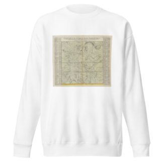Atlas Coelestis Pl.24 by Johann Gabriel Doppelmayr Sweatshirt