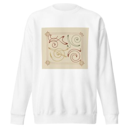 Abstract design based on arabesques. by Alphonse Mucha Sweatshirt