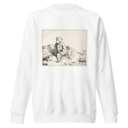Siddende bjørn, set forfra by Marcus de Bye Sweatshirt