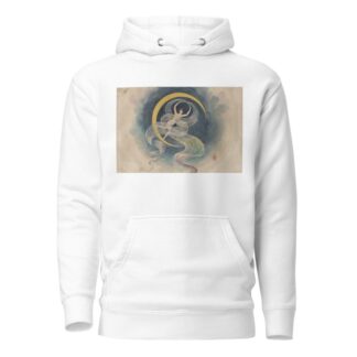 Loie Fuller in the moon by Anonymous Hoodie