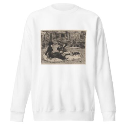 On the Grass by James Tissot Sweatshirt