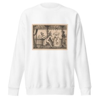 A lover’s vengeance by Auguste Hervieu Sweatshirt