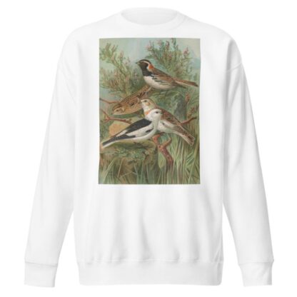 Calcarius lapponicus, Plectrophenax nivalis by Johann Friedrich Naumann Sweatshirt