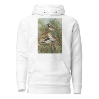 Calcarius lapponicus, Plectrophenax nivalis by Johann Friedrich Naumann Hoodie