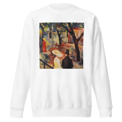 Spaziergänger im Park by Wilhelm Thöny Sweatshirt