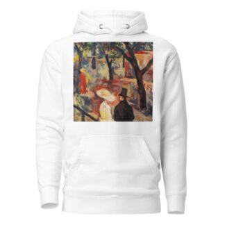 Spaziergänger im Park by Wilhelm Thöny Hoodie