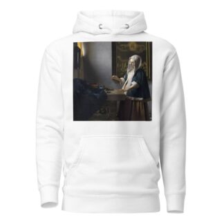 Woman Holding a Balance by Johannes Vermeer Hoodie