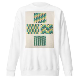Four geometric compositions 5 by André Durenceau Sweatshirt