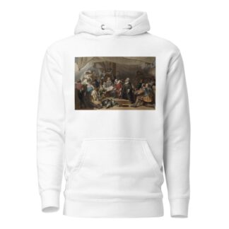 Embarkation of the Pilgrims by Samuel Bellin Hoodie