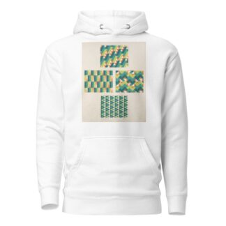 Four geometric compositions 5 by André Durenceau Hoodie
