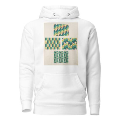 Four geometric compositions 5 by André Durenceau Hoodie