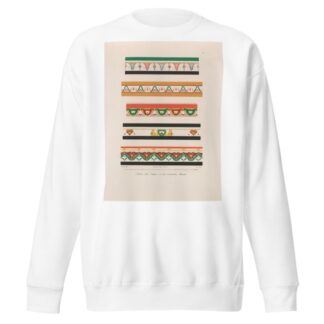 Ornamente aller klassischen Kunst-Epochen nach den Originalien in ihren eigenthümlichen Farben Pl.039 by Wilhelm Zahn Sweatshirt