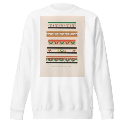 Ornamente aller klassischen Kunst-Epochen nach den Originalien in ihren eigenthümlichen Farben Pl.039 by Wilhelm Zahn Sweatshirt
