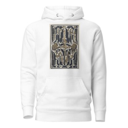 Decoratief ontwerp met een liervogel by Carel Adolph Lion Cachet Hoodie