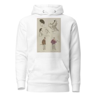 Pietro Mascagni, Xavier Leroux, Giacomo Puccini, Feodor Chaliapine, Enrico Caruso et autres personnages by Georges Goursat (Sem) Hoodie