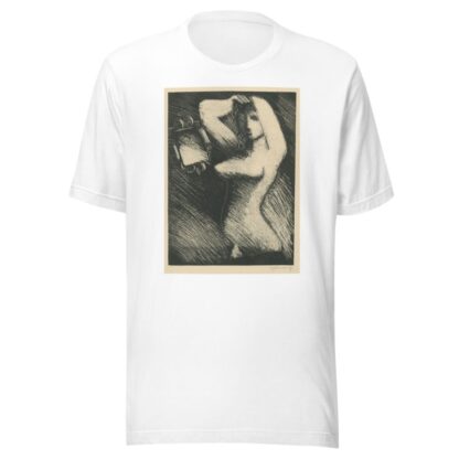 Woman in front of a mirror by Mikuláš Galanda T-Shirt